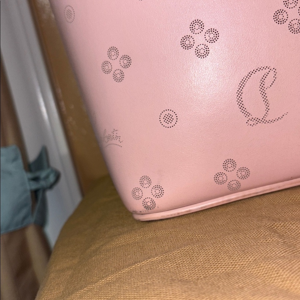 Christian Louboutin Light Pink Tote with Red Interior - Picture 8 of 16